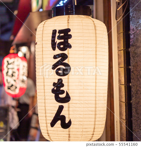 Hormon lanterns_Nakasu scenery / alley and lanterns (Fukuoka Prefecture, Hakata-ku, Fukuoka) 55541160