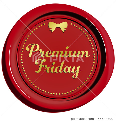 Vector illustration design ai eps sealing wax seal stamp premium friday Vector illustration design ai eps sealing wax seal stamp premium friday 55542790