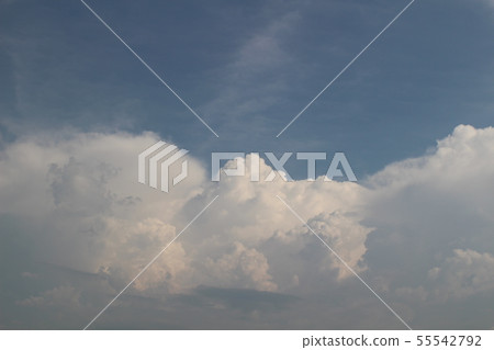 Toyama Prefecture in summer afternoon clouds Toyama Prefecture in summer afternoon clouds 55542792
