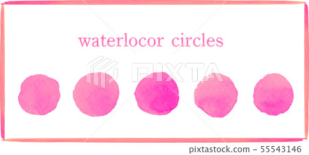 Watercolor_watercolor_illustration_circle_circle__pink_pink Watercolor_watercolor_illustration_circle_circle__pink_pink 55543146
