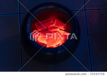 柴火和備長炭火烤肉，烤雞肉，烤肉 55543739