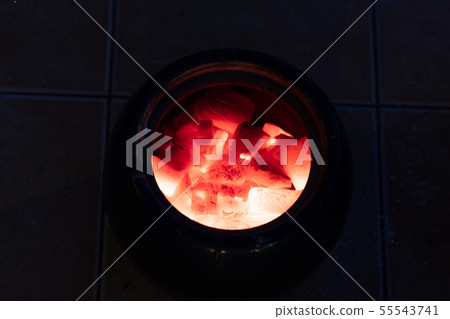 柴火和備長炭火烤肉，烤雞肉，烤肉 55543741