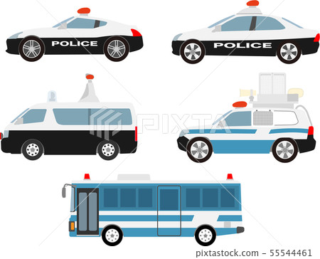 Police vehicle set 55544461