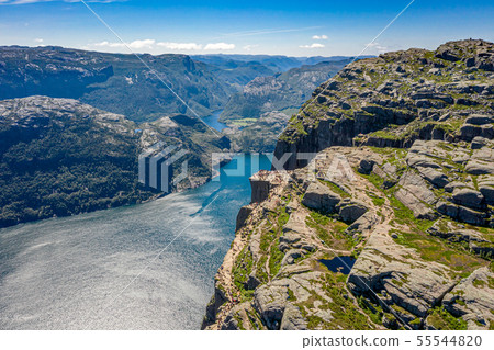 Pulpit Rock Preikestolen Beautiful Nature Norway 55544820