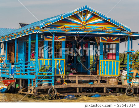 Floating village, Cambodia, Tonle Sap, Koh Rong Floating village, Cambodia, Tonle Sap, Koh Rong 55545314