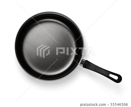 Empty nonstick frying pan 55546506