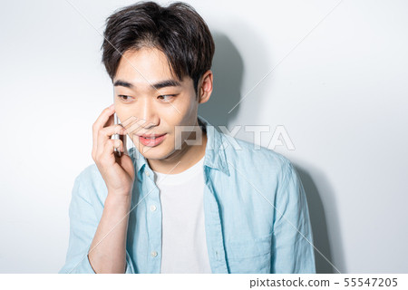 Male smartphone Male smartphone 55547205