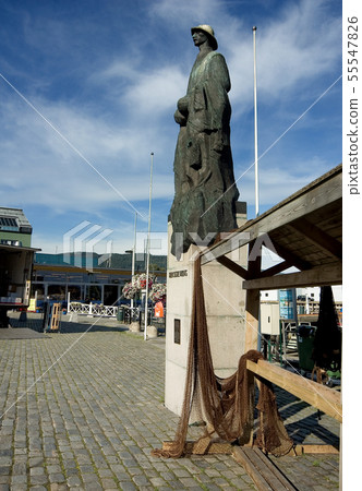Monument to Norwegian fishermen in Trondheim. Monument to Norwegian fishermen in Trondheim. 55547826