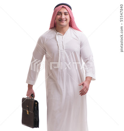 Arab businessman isolated on white background Arab businessman isolated on white background 55547840