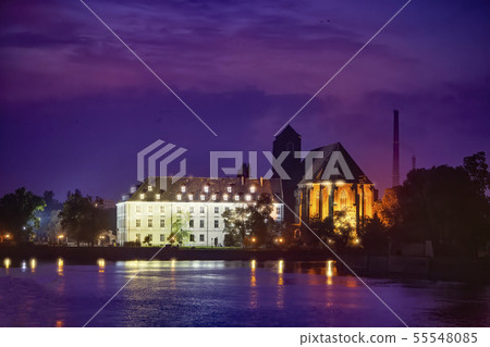 Cathedral Island in Wroclaw, Poland 55548085