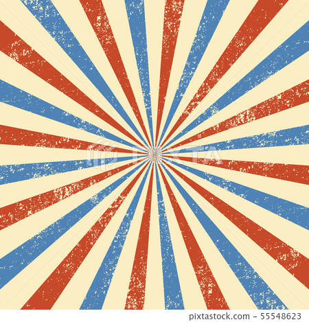 Retro rays grunge background 55548623