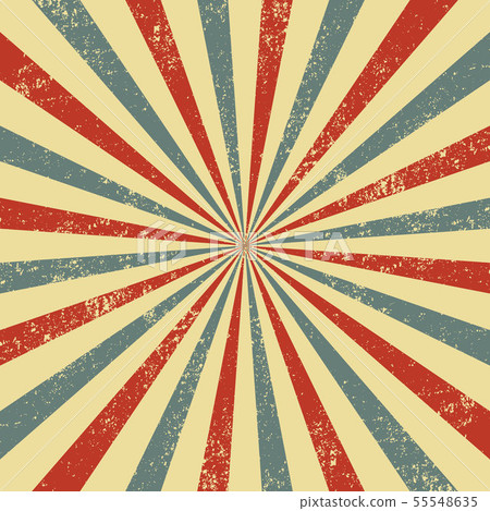 Retro vintage grunge rays background 55548635