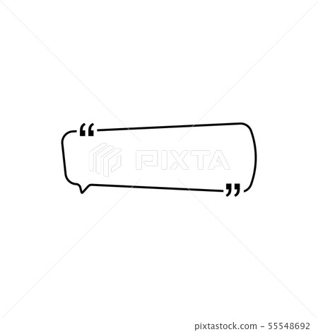 Speech bubble quotes 55548692
