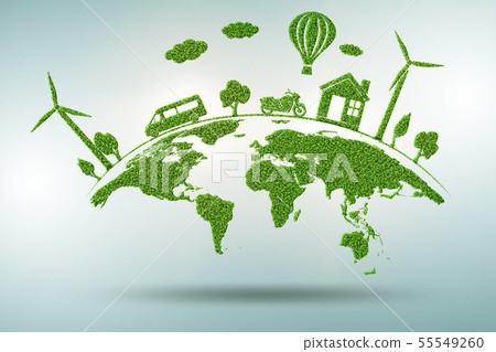 Concept of environmental protection - 3d rendering Concept of environmental protection - 3d rendering 55549260