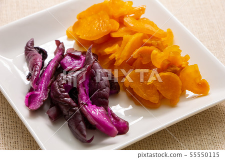 Assorted pickles. Shiba pickles and pot pickles. 55550115