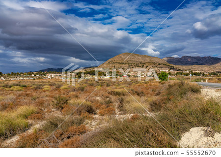 The Badlands of Abanilla and Mahoya near Murcia in Spain 55552670