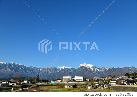 長崎町，北斗市，南阿爾卑斯山，有殘雪和Kiyoharu藝術村 55552895