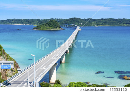 山口縣下關市Kakushima橋 55553110