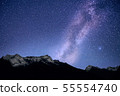 The Milky Way galaxy over the Himalayas. Nepal, Everest region 55554740