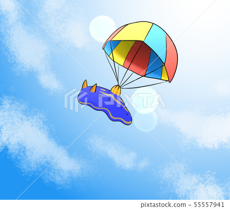 落從藍天的降傘海參 落從藍天的降傘海參 55557941