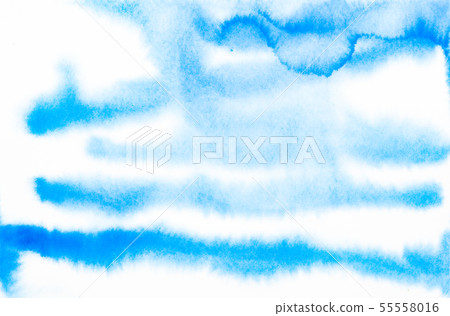 Transparent watercolor blur cyan Transparent watercolor blur cyan 55558016