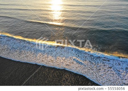 Aerial view of roadside station Bios Ogata coastline Aerial view of roadside station Bios Ogata coastline 55558056