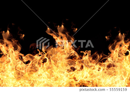 Flames fire burning heat. 55559159