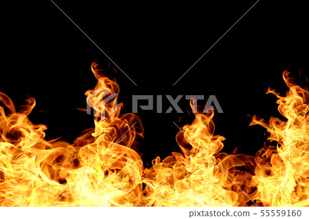 Flames fire burning heat 55559160