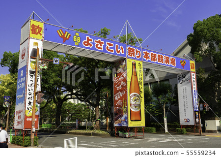 Yosakoi Festival, Motobu Gate, Kochi City, Kochi Prefecture Yosakoi Festival, Motobu Gate, Kochi City, Kochi Prefecture 55559234