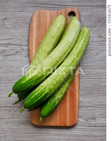 Fresh organic vegetable cucumber in korea 55561675