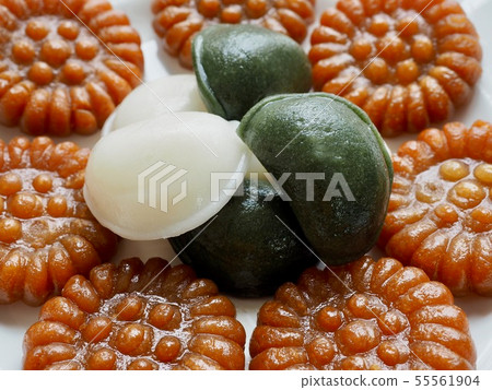 韓國傳統食品Songpyeon和醫學 55561904