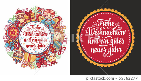 German Christmas and New year.  55562277