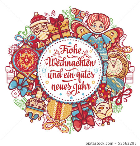 German Christmas and New year.  55562293