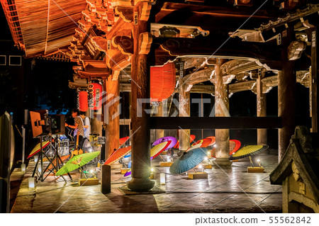 Three views of Japan, Amanohashidate, summer light up Three views of Japan, Amanohashidate, summer light up 55562842