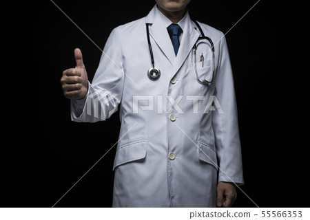Doctor gesture thumbs up Doctor gesture thumbs up 55566353