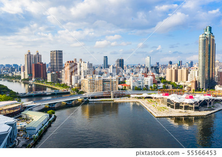 Kaohsiung Harbor Cityscape Kaohsiung, Taiwan, Kaohsiung Port, Cityscap 55566453