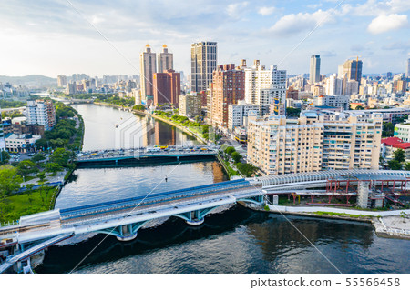 Kaohsiung Harbor Cityscape Kaohsiung, Taiwan, Kaohsiung Port, Cityscap 55566458