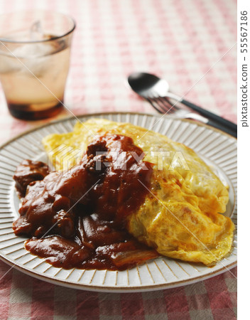 Juicy Beef Omu Hayashi 55567186