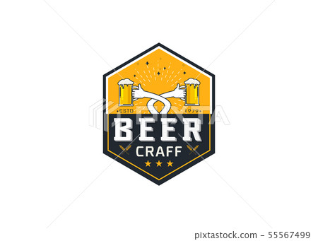 Craft beer logo vector illustration Craft beer logo vector illustration 55567499