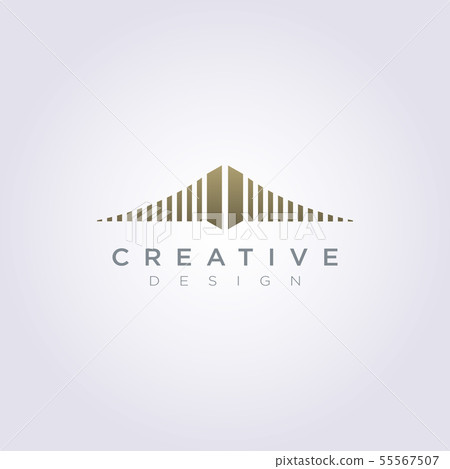 Bridge or Building City Vector Illustration Design 55567507