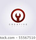 Gear Circle Mechanic Vector Illustration Design 55567510