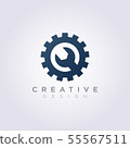 Gear Circle Mechanic Vector Illustration Design 55567511