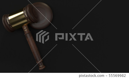 hammer wood 3d rendering for law concept. hammer wood 3d rendering for law concept. 55569982