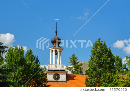 old German chapel building element old German chapel building element 55570950