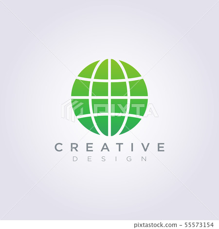 Globe World Abstract Vector Illustration Design - Stock Illustration ...