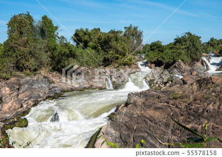 Somphamit Waterfalls or Liphi Waterfalls at Don 55578158