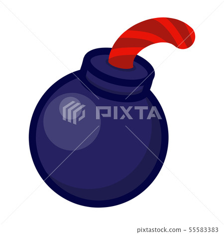Bomb isolated illustration on white background - Stock Illustration ...