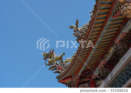 Ryuzan-ji Temple Ryuzan-ji Temple Taipei Taiwan Sunny Blue Sky Blue Ryuzan-ji Temple Ryuzan-ji Temple Taipei Taiwan Sunny Blue Sky Blue 55589038