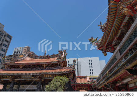 Ryuzan-ji寺廟Ryuzan-ji寺台北台灣晴朗的藍天藍色 55590906