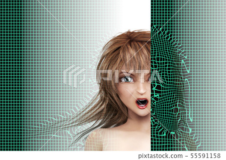 Face technology Face technology 55591158